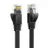 UGREEN NW102 Cat6 U/UTP plakanais Ethernet kabelis 5m - Melns