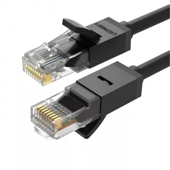 UGREEN NW102 Cat6 UTP Ethernet Patch Cable RJ45 10m Melns
