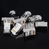 UGREEN NW111 RJ45 Cat6 Ethernet tīkla savienotājs, 100 gab. - Sudraba/Caurspīdīgs