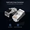 UGREEN NW111 RJ45 Cat6 Ethernet tīkla savienotājs, 100 gab. - Sudraba/Caurspīdīgs
