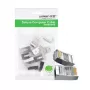 UGREEN NW111 RJ45 Cat6 Ethernet tīkla savienotājs, 100 gab. - Sudraba/Caurspīdīgs