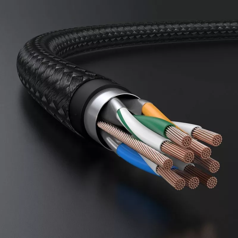 UGREEN NW150 Cat 7 Ethernet Patch Cable 3m - Melns