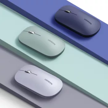 UGREEN Portable 2,4 GHz bezvadu pele - pelēka