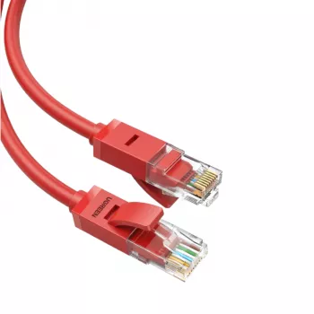 UGREEN RJ45 CAT6 Ethernet 0,5 m LAN tīkla kabelis - sarkans (1Gbps, 250MHz)