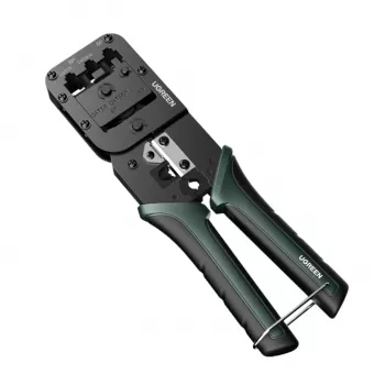 UGREEN RJ45 tīkla gofrēšanas instruments Pass-Through gofrētājs griezējs noņēmējs RJ45 RJ12 RJ11 Cat5 Cat5e Cat6 Cat6a Cat7 Cat8