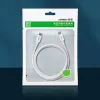 UGREEN US264 USB-C uz USB-C kabelis 1m Balts 100W PD QC AFC