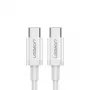 UGREEN US264 USB-C uz USB-C kabelis 1m Balts 100W PD QC AFC