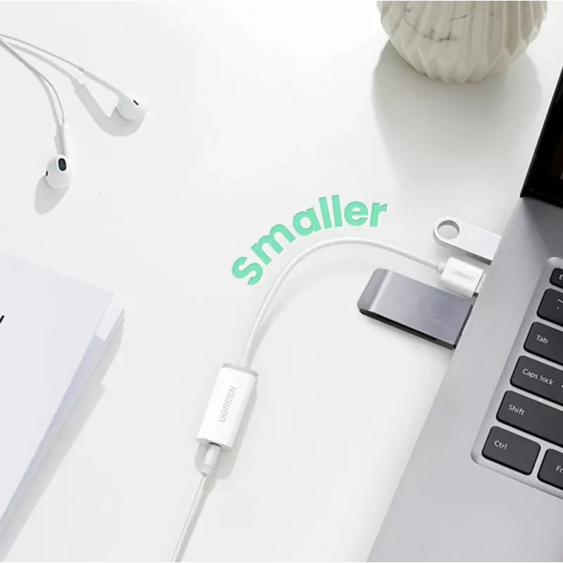 UGREEN US288 USB-A uz USB-C kabelis QC 3.0 3A 1m Balts