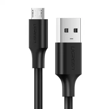 UGREEN US289 Micro USB / USB-A Cable 0.25m - Melns