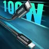 UGREEN US300 USB-C uz USB-C kabelis 480Mbps 5A 1m Melns