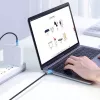 UGREEN US316 USB-C uz USB-C kabelis 100W 5A 480Mbps 1m Melns
