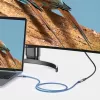 UGREEN US372 USB-C uz USB-C kabelis 100W 5A 10Gbps 0.5m Pelēks