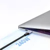 UGREEN US535 USB-C uz USB-C PD kabelis 240W 5A 1m - Pelēks