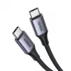 UGREEN US535 USB-C uz USB-C PD kabelis 240W 5A 1m - Pelēks