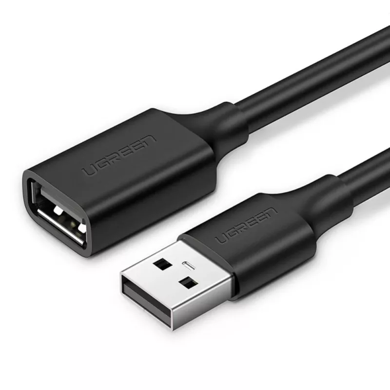 UGREEN USB 2.0 pagarinājuma kabelis 5m Melns (US103)