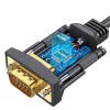 UGREEN USB 2.0 uz RS-232 seriālā adaptera kabelis (USB-A vīrietis uz DB9 vīrietis) - Melns, 1,5 m