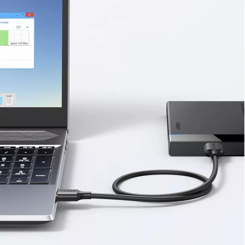 UGREEN USB 3.0 A uz Micro-B kabelis 1m melns