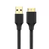 UGREEN USB 3.0 A uz Micro-B kabelis 1m melns
