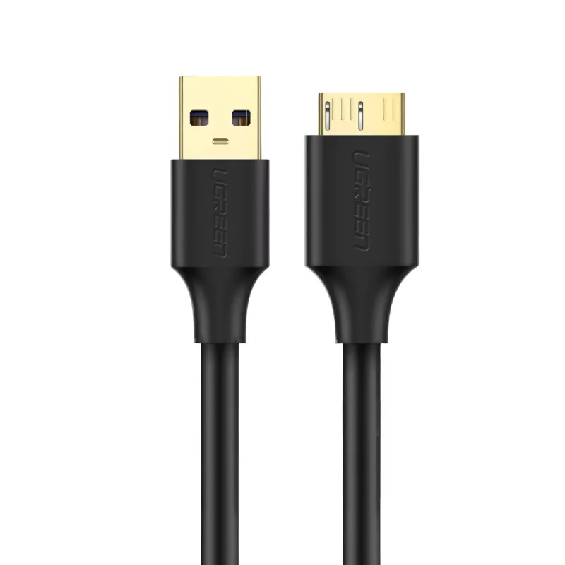 UGREEN USB 3.0 A uz Micro-B kabelis 1m melns