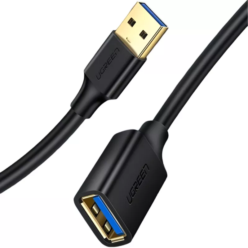 UGREEN USB 3.0 pagarinātājs 3m Melns Vīrietis uz Sievieti SuperSpeed 5Gbps