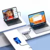 UGREEN USB 3.0 Hub 4-Port ar 1m kabeli - Melns (CM219)