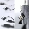 UGREEN USB A vīriešu savienotājs uz USB Type-C sieviešu savienotāju (melns)