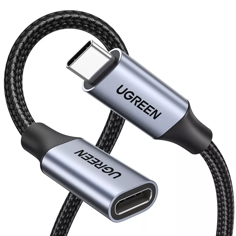 UGREEN USB-C 3.1 pagarinājuma kabelis 1m – 100W PD, 10Gbps, 4K video