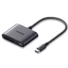 UGREEN USB-C karšu lasītājs - Space Gray, SD un Micro SD, 5 Gbps