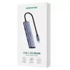 UGREEN USB-C centrmezgls 4 portu USB 3.2 Gen 1 sudraba