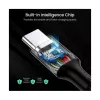 UGREEN USB-C uz USB-C 100W pīts neilona lādēšanas kabelis 2m melns
