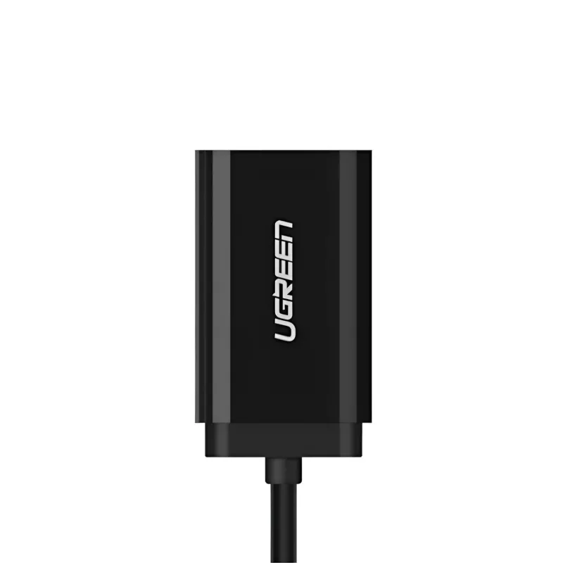 UGREEN USB uz 3,5 mm ārējais stereo skaņas adapteris - melns