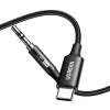 UGREEN USB Type-C uz 3,5 mm AUX audio kabelis 3M - Melns