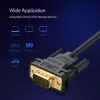 UGREEN VG101 VGA vīriešu-vīriešu kabelis 3M – zeltīti kontakti, dubulti ferīta serdeņi, Full HD 1080p
