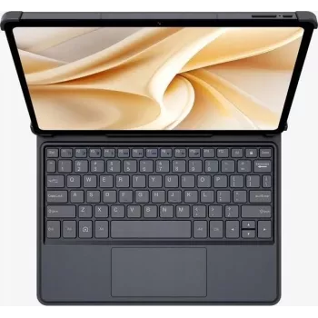 Ulefone Tab A11 Pro tastatūras futrālis ar skārienpaliktni, QWERTY, Pogo Pin, melns