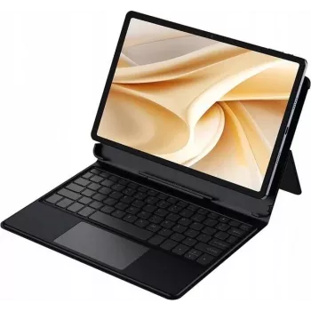 Ulefone Tab A11 Pro tastatūras futrālis ar skārienpaliktni, QWERTY, Pogo Pin, melns