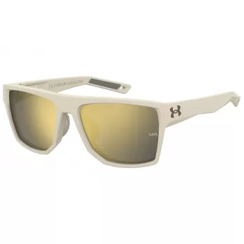 Under Armour Launch Vīriešu Saulesbrilles - Matēts Melns Rāmis, Pelēkas Lēcas - 57 mm Lēcu Platums