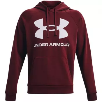 Under Armour vīriešu Rival Fleece liela logotipa HD džemperis Barn Red