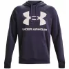 Under Armour vīriešu Rival Fleece Big Logo HD sporta krekls purpura 1357093 558
