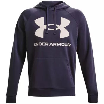 Under Armour vīriešu Rival Fleece Big Logo HD sporta krekls purpura 1357093 558