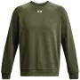 Under Armour vīriešu Rival Fleece apaļa kakla sporta krekls haki 1379755 390