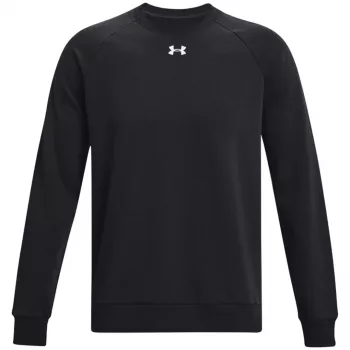 Under Armour vīriešu Rival Fleece apaļa kakla sporta krekls melns 1379755 001
