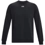 Under Armour vīriešu Rival Fleece apaļa kakla sporta krekls melns 1379755 001