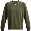 Under Armour vīriešu Rival Fleece apkalpes džemperis Khaki 1379755