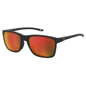 Under Armour UA-7002-S-3 Bērnu saulesbrilles - Matēti melna, dūmu pelēkas lēcas, 56/18/135 mm