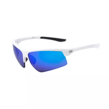 Under Armour UA Clutch Saulesbrilles - Vīriešu Sporta Wrap-Around - Melns Rāmis Dūmu Lēca 71/09/130 mm