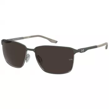 Under Armour UA Retain Edge vīriešu sporta saulesbrilles - matēti melna / dūmu pelēka - 61 mm lēca
