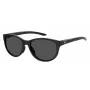 Under Armour UA0014GS807 Sieviešu saulesbrilles - Spīdīgi melns rāmis, pelēkas lēcas, 57 mm