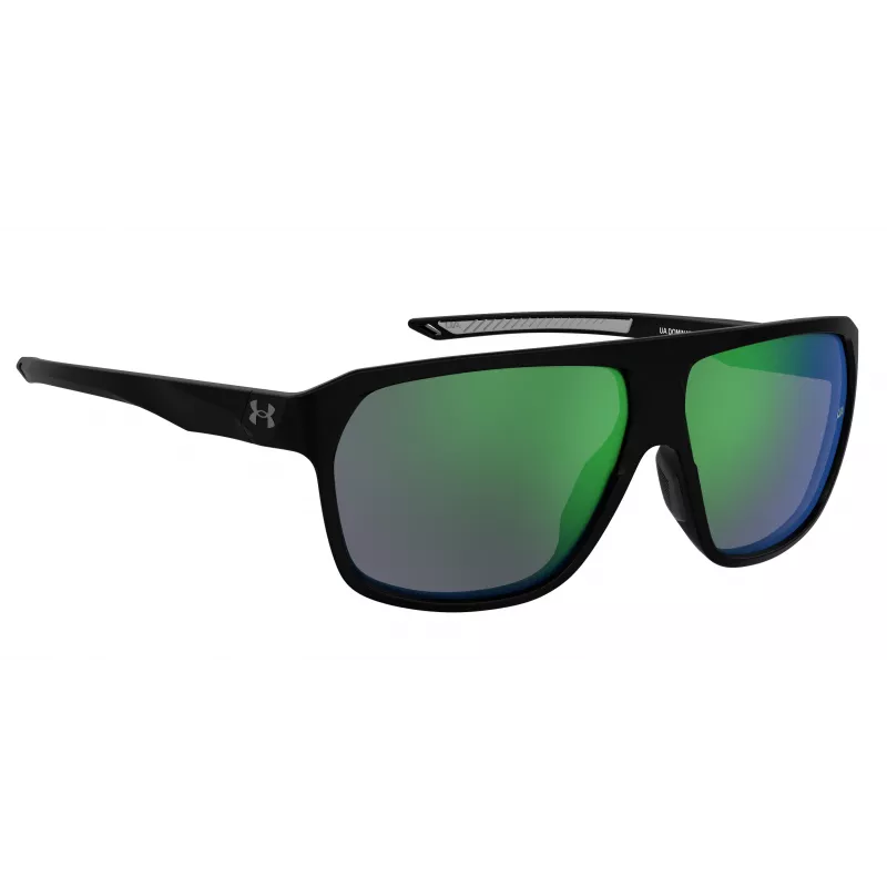 Under Armour UADominate807 Unisex Sporta Saulesbrilles - Satin Melns/Pelēks - 62/17/130 mm