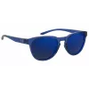 Under Armour Unisex UASKYLAROXZF3 Saulesbrilles - Satīna melns rāmis, Pelēka polarizēta lēca, 53/17/140 mm