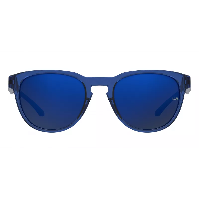Under Armour Unisex UASKYLAROXZF3 Saulesbrilles - Satīna melns rāmis, Pelēka polarizēta lēca, 53/17/140 mm